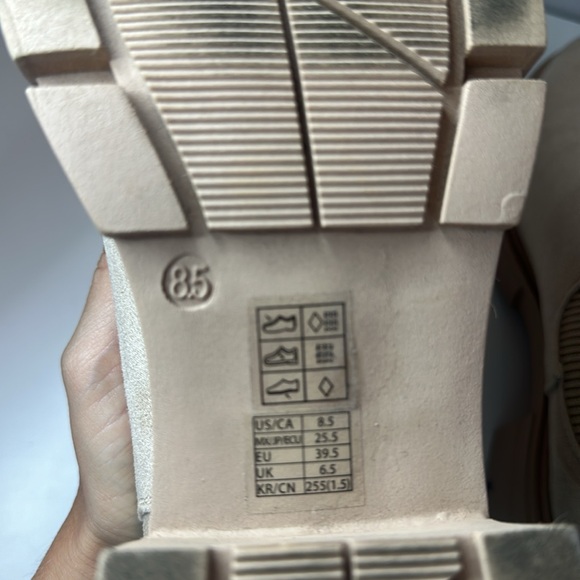 REDTOP Elastic Chelsea Boots Chunky Block Heel Platform Lug Sole Ankle Boots - Picture 6 of 7